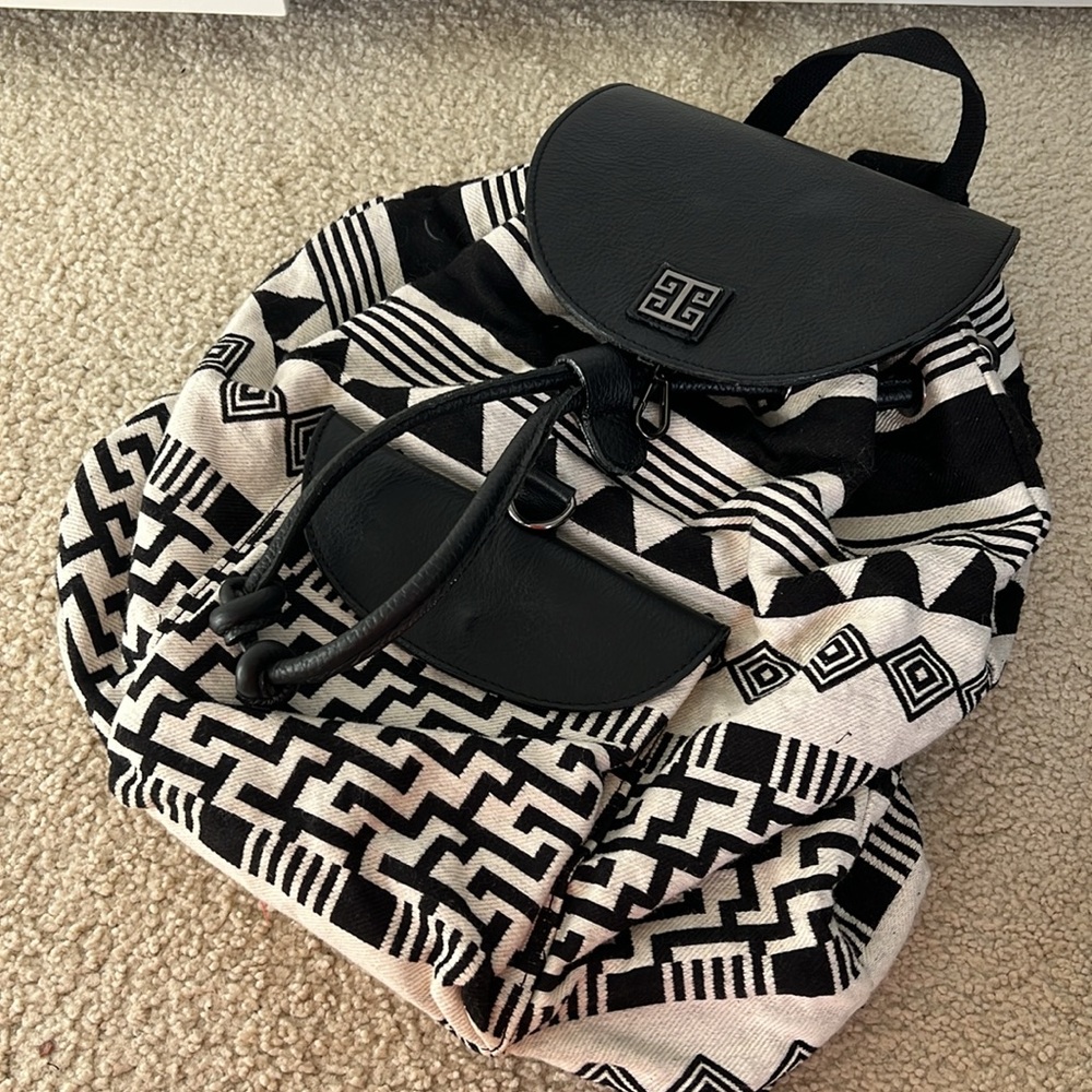 Greece brand El. Leather backpack great condition , almost new